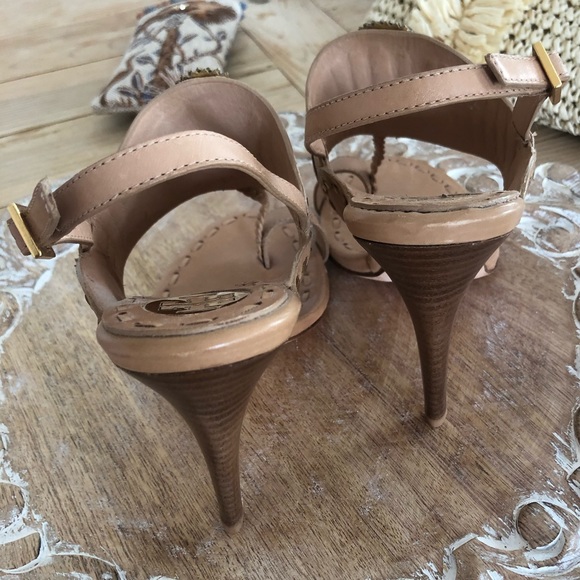 ⭐️HP! Tory Burch Caylan Sandals. Size 8.5, 5” heel. Unworn. - Picture 11 of 14